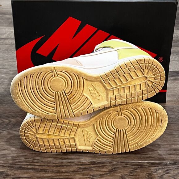 Nike Dunk High 'Cashmere' Lemon Twist Sneakers - Women's Size 8 - Picture 7 of 8